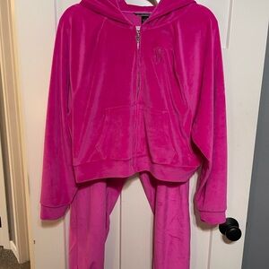 VS Pink Velour Tracksuit